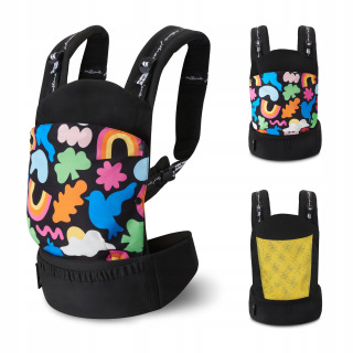 Ergonomický nosič pre dieťa do 20 kg, kapucňa HUGGY Kinderkraft